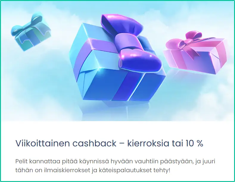 Wisho Casino Päivittäinen cashback