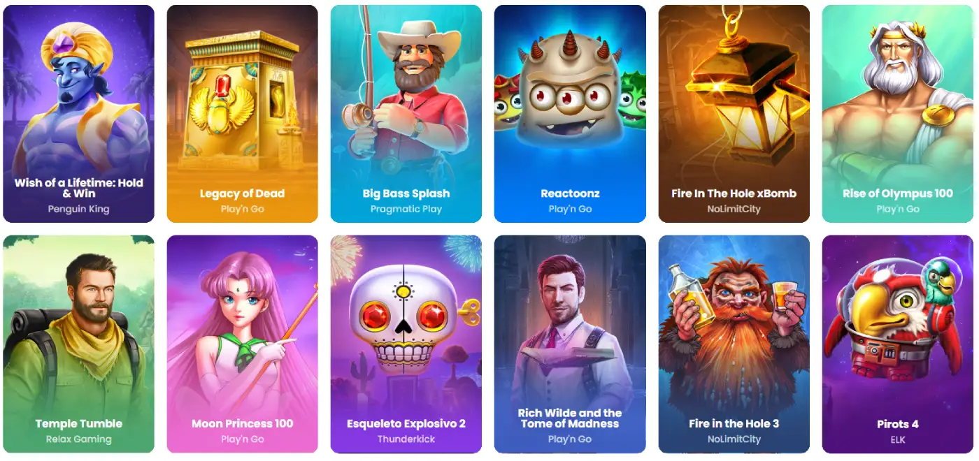 Wisho Casino Slotid